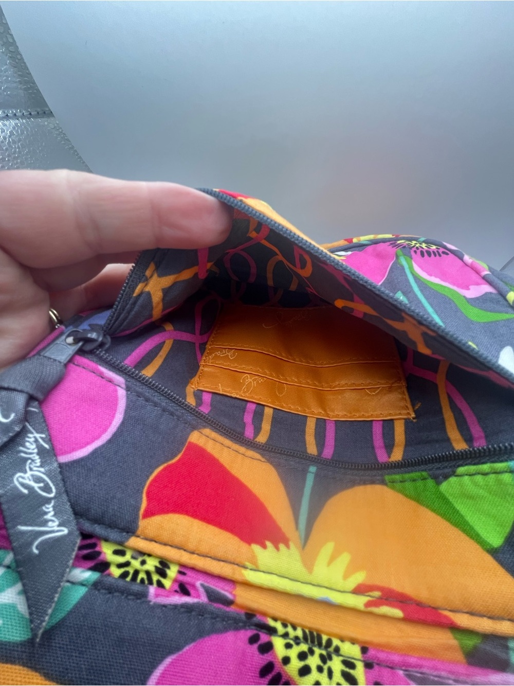 Vera Bradley Floral Quilted Crossbody Bag - Multicolor - Picture 7 of 9